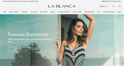 Desktop Screenshot of lablancaswim.com