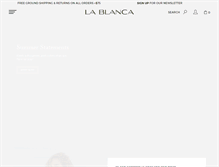 Tablet Screenshot of lablancaswim.com